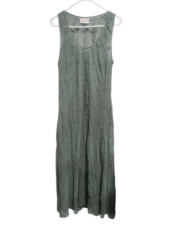 Universal Thread Dresses & Skirts - Universal Thread Olive Green Textured Scoop Neck Maxi Dress